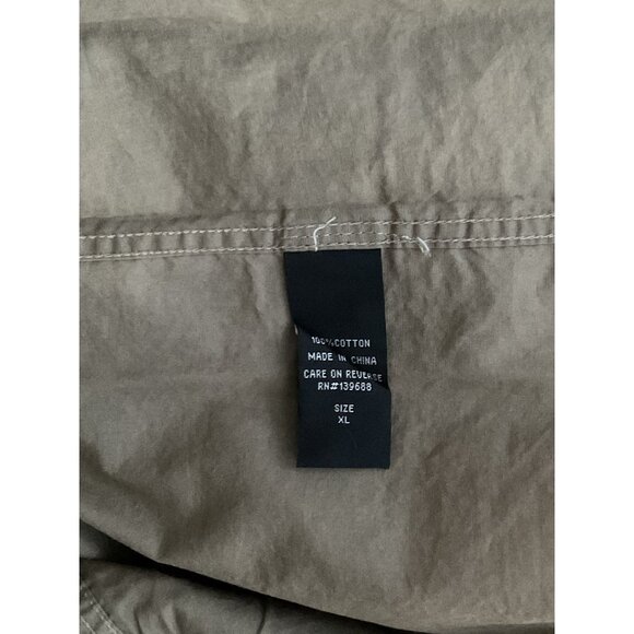 Ocean Current Mens Olive Green Short Sleeve Button-Up Shirt - Picture 6 of 12